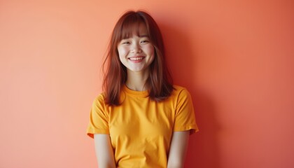 Beautiful girl's emotional face on a plain background. An amazing depiction of innocence and elegance.