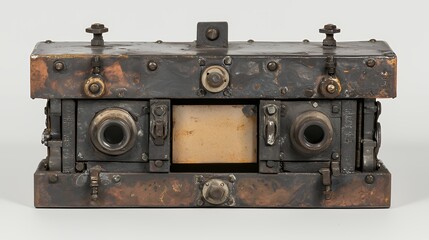 Antique Stereo Camera: A Glimpse into 19th-Century Photography