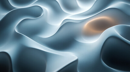 Abstract wave patterns create a serene and soft atmosphere in a subtle light