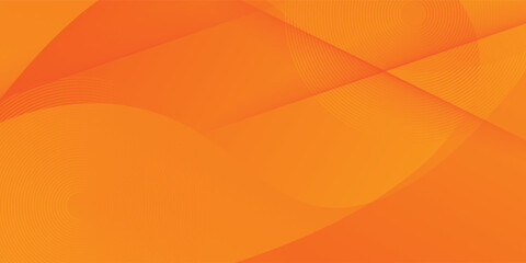 Abstract orange wave bacgkround with bright gradient color. Abstract geometric pattern simple background for banner. EPS 10