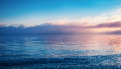 Obraz premium mist over a relaxed ocean mild reflections and tender tones 32k full ultra hd excessive decision