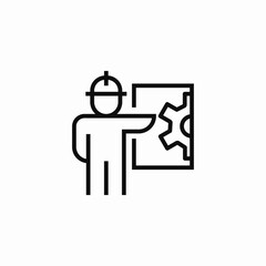 factory settings icon sign vector