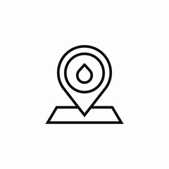 gas station location icon sign vector © John