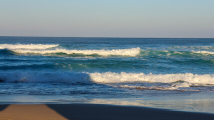 waves on the beach