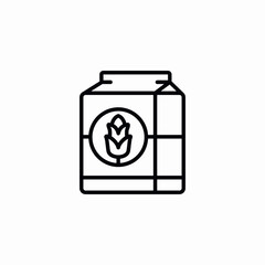 alternative dairy icon sign vector