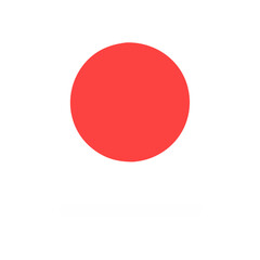 Solid red circular icon
