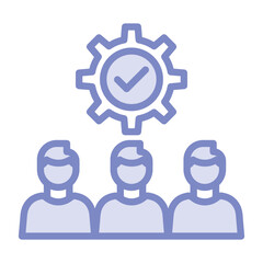 Team  work duotone line icon , vector, pixel perfect, illustrator file 
