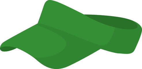 Green Golf Visor