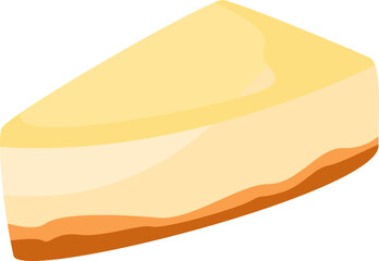 Illustration of a Slice of Cake