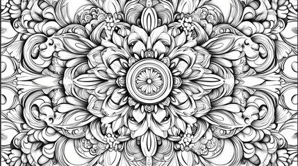 beautifully detailed mandala