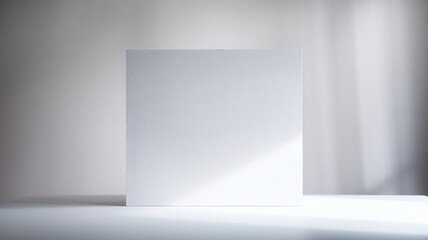 Fototapeta premium Board with highlighted corner against white
