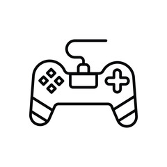 Game Pad vector icon stock illustration