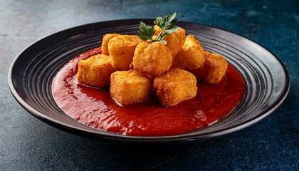 chicken nuggets with french fries