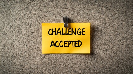 Challenge Accepted Note