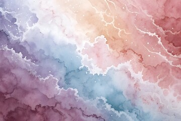 Fototapeta premium Celestial Watercolor Nebula