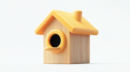 wooden bird house