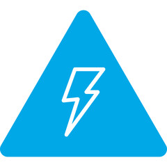 Electricity Danger icon single vector illustration