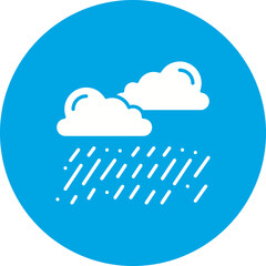 Heavy Rain icon single vector illustration