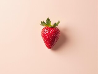strawberry flat lay food dessert decor
