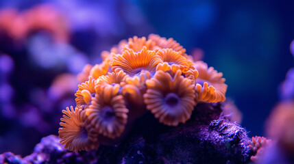 underwater coral reef in the sea