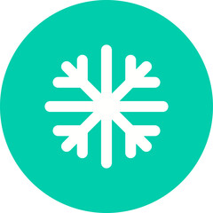 Snowing icon single vector illustration