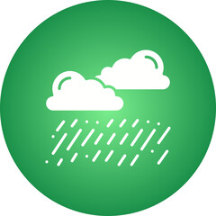 Heavy Rain icon single vector illustration