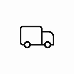 truck vehicle icon sign vector
