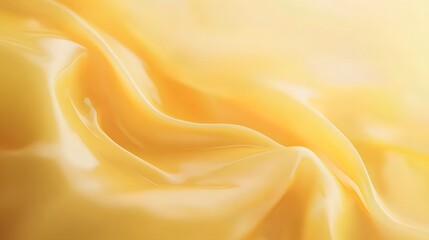 Obraz premium Abstract Golden Yellow Draped Fabric Texture