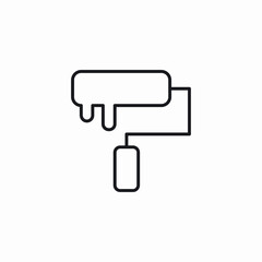wall paint icon sign vector