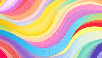 Obraz premium abstract rainbow background colorful wave