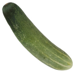 3d render cucumber with transparent background