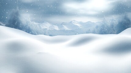 winter space of snow