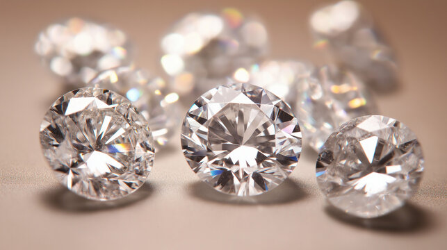 diamonds on a grey  background