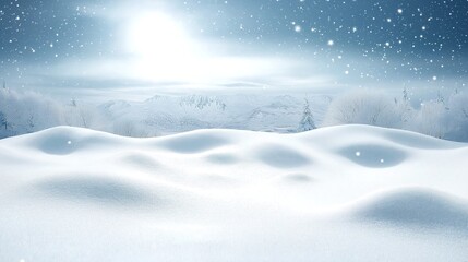 winter space of snow