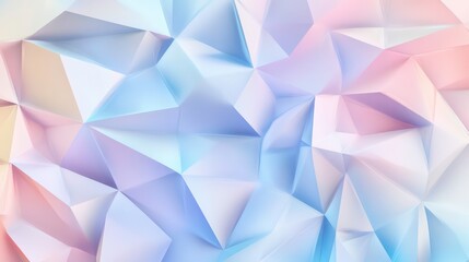 Obraz premium Abstract pastel low-poly background.