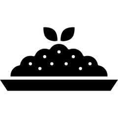 Risotto icon single vector illustration