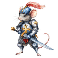 Fairytale Mouse Royalty Clipart Vector Illustration
