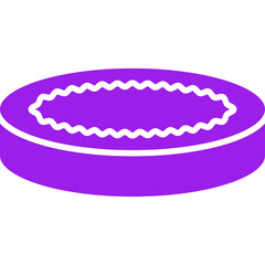 Creme Brulee icon single vector illustration