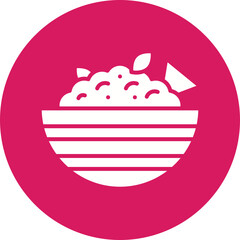 Coleslaw icon single vector illustration