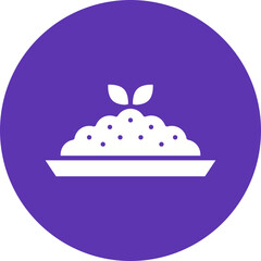 Risotto icon single vector illustration