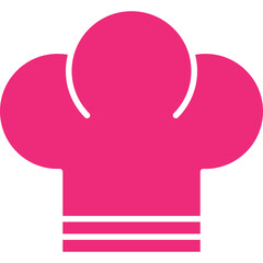 Chef Toque icon single vector illustration