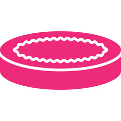 Creme Brulee icon single vector illustration