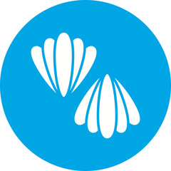 Madeleines icon single vector illustration