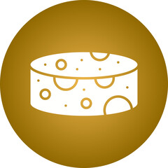 Hand Cheese icon single vector illustration