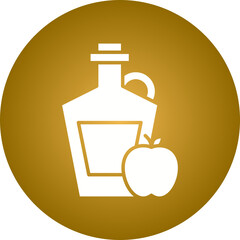 Apple Cider icon single vector illustration