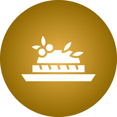 Bruschetta icon single vector illustration