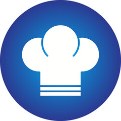 Chef Toque icon single vector illustration