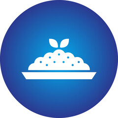 Risotto icon single vector illustration
