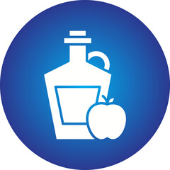 Apple Cider icon single vector illustration
