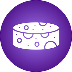 Hand Cheese icon single vector illustration